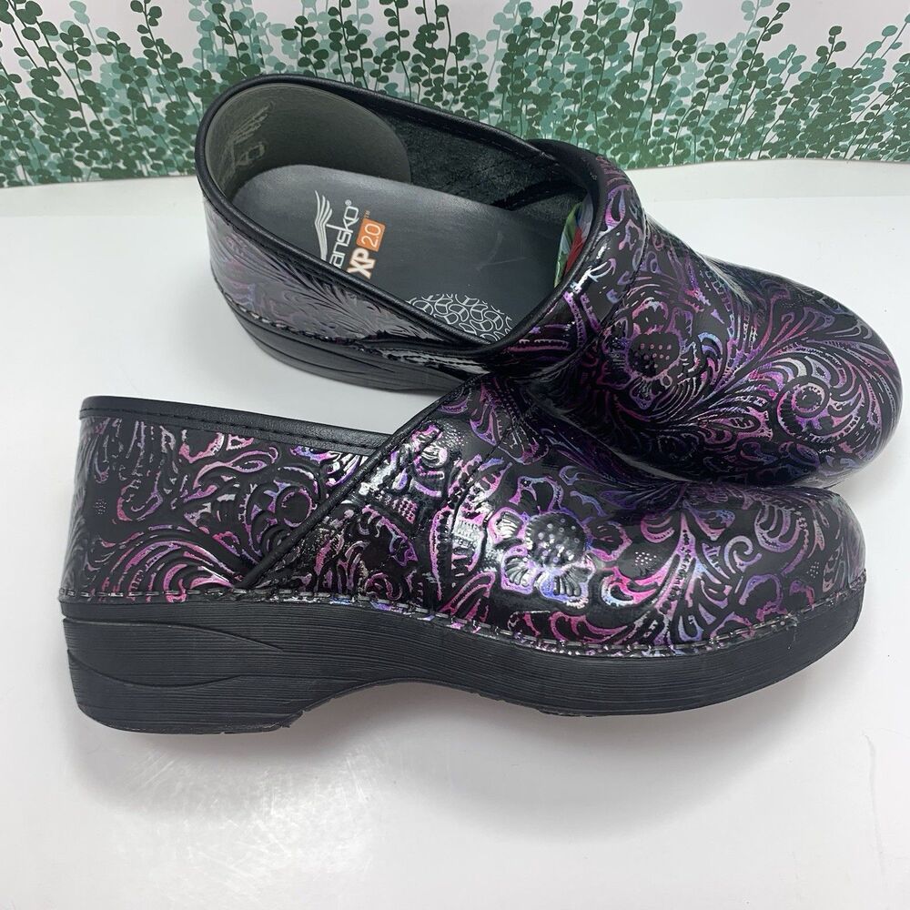 Dansko XP 2.0 Design Leather Professional Clogs Size 38 EU Or 7.5-8 US Women’s - Picture 2 of 16